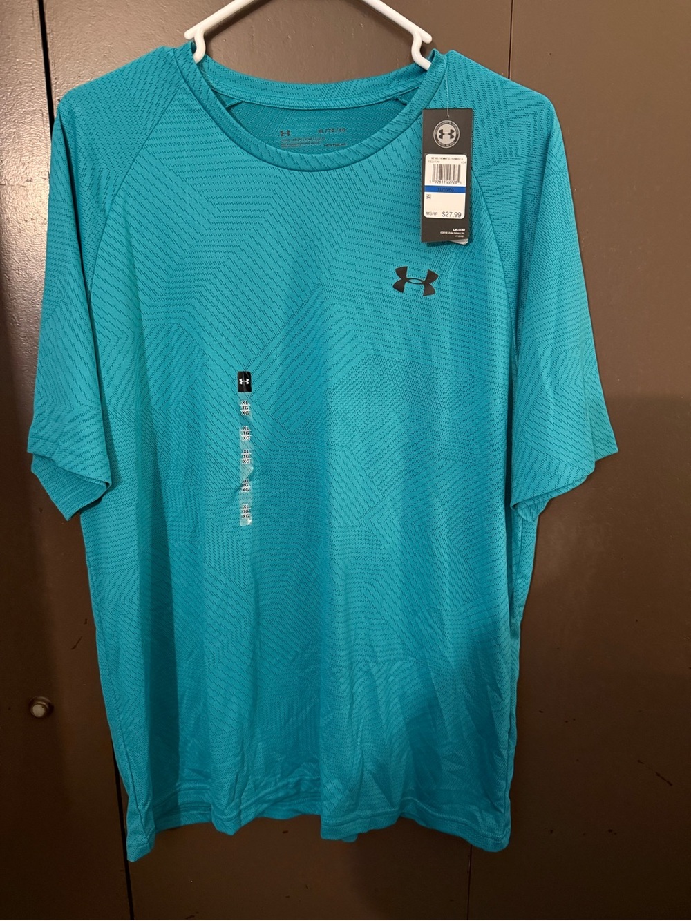 Under Armour Men’s Turquoise Short-Sleeve Performance Tee